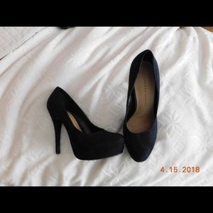 Black LC Lauren Conrad platforms.